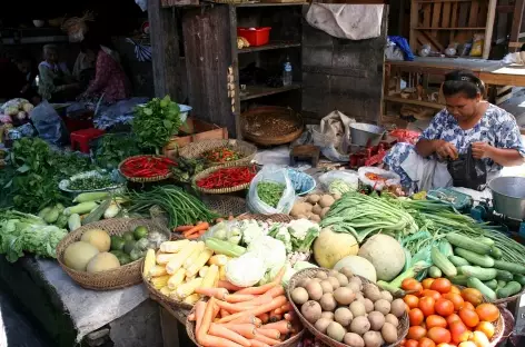 Marché à Ubud, Bali - Indonésie - 