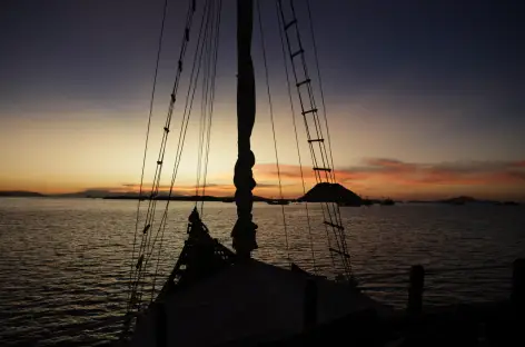 Envol de roussettes à Komodo - Indonésie - TIRAWA