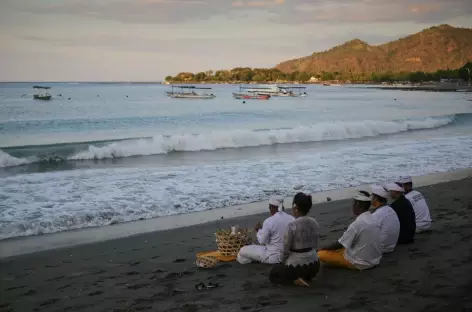 Sur la plage de Pemuteran, Bali - Indonésie