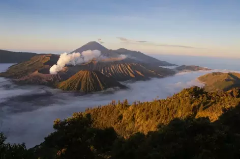 Volcans Bromo et Semeru depuis Penanjakan, Java - Indonésie - 