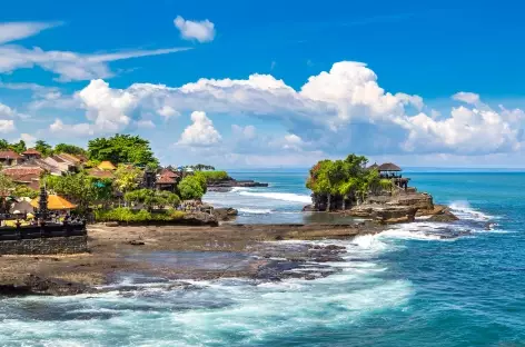 Temple Tanah Lot à Bali, Indonésie