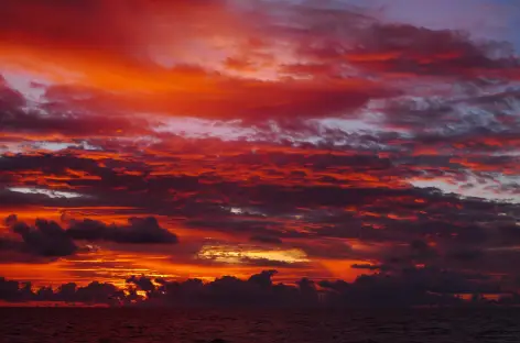 Coucher soleil Moluques
