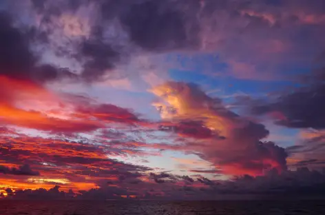 Coucher soleil Moluques