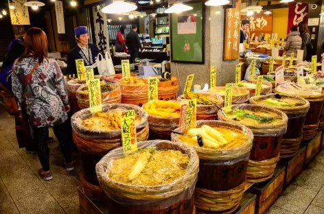 Marché de Nishiki à Kyoto - Japon