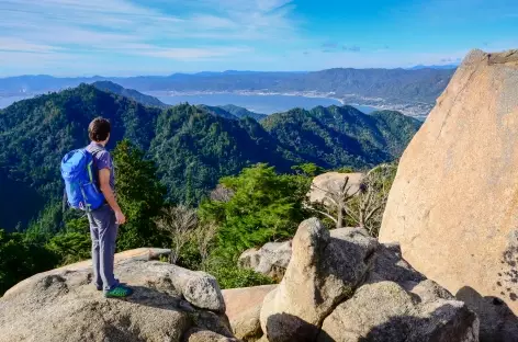 Au sommet du Mt Misen (535 m), île de Miyajima - Japon