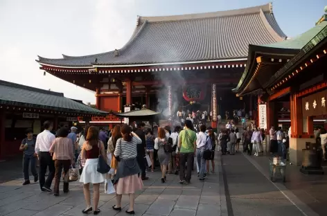 Temple bouddhiste de Senso-ji, quartier d'Asakusa à Tokyo - Japon
