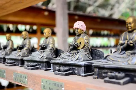 Icônes bouddhiques, temple de Daisho-in, île de Miyajima - Japon