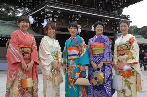 Rencontre au sanctuaire shintoïste de Meiji Jingu, Tokyo - Japon