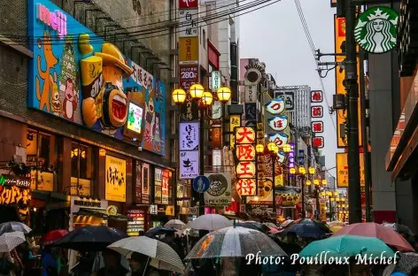 Osaka, quartier animé de Dotonbori - Japon