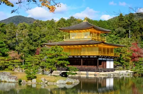 Temple de Kinkaku-ji (ou Pavillon d'Or), Kyoto - Japon