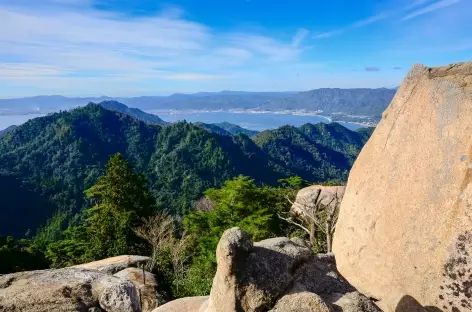 Panorama 360° depuis le Mont Misen (535 m), île de Miyajima - Japon