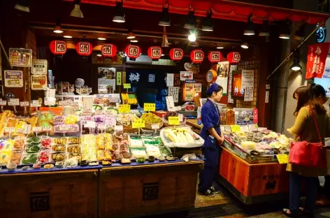 Marché alimentaire de Nishiki, Kyoto - Japon