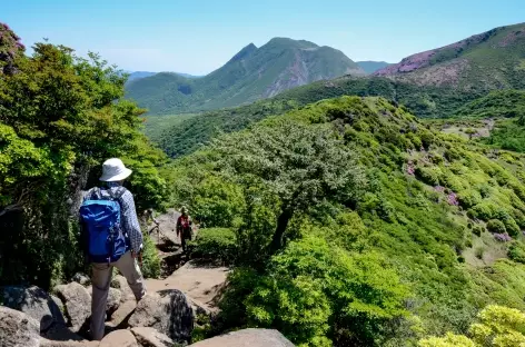 Rando dans les montagnes de Kuju - Japon
