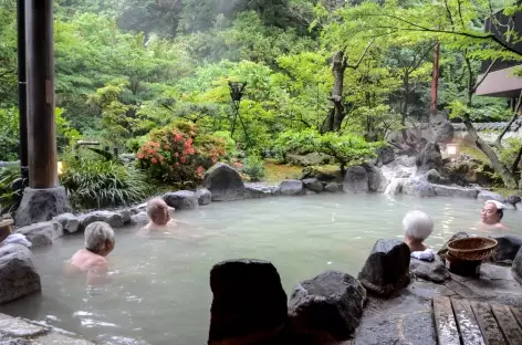 Onsen traditionnel, Kyushu - Japon