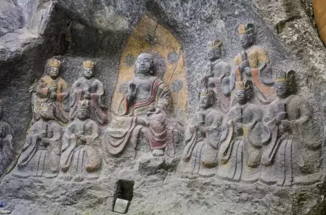 Les bouddhas en pierre d'Usuki - Japon
