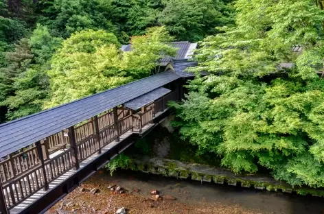 Dans le village de Kurokawa Onsen - Japon