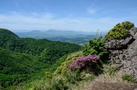 Rando dans les montagnes de Kuju - Japon