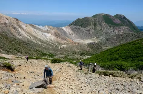 Rando dans les montagnes de Kuju - Japon