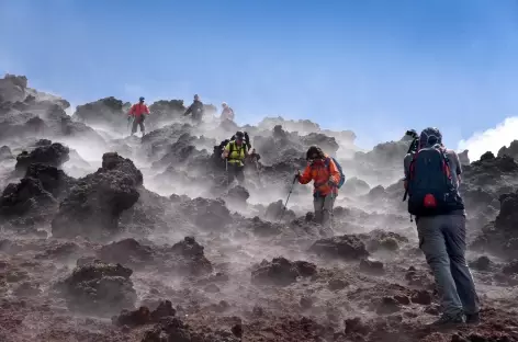 Descente du volcan Ohachi - Japon