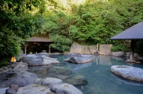 Onsen traditionnel, Kyushu - Japon