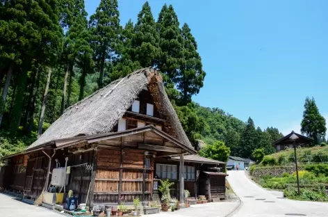 Maison traditionnelle au village d'Ainokura - Japon