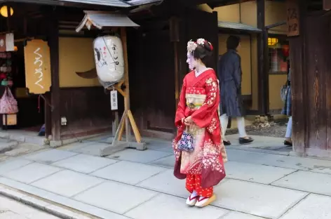 Geisha dans le centre historique de Kyoto - Japon