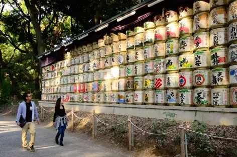 Dans les environs du sanctuaire shintoïste de Meiji Jingu, Tokyo - Japon - 