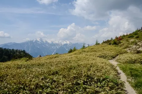 Randonnée menant au sommet du Yakedake (2455 m) - Japon