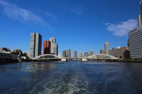 Descente de la rivière Sumida en bateau, Tokyo - Japon