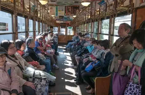 Dans le train pour Kyoto - Japon