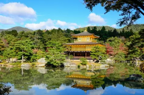 Temple de Kinkaku-ji ou Pavillon d'Or, Kyoto - Japon
