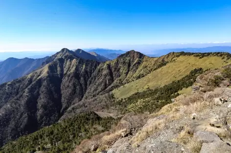 Depuis le sommet de Ishizuchi