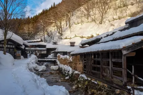Nyuto Onsen en hiver - Japon