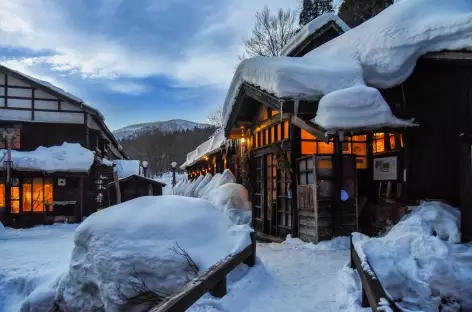 Nyuto Onsen en hiver - Japon