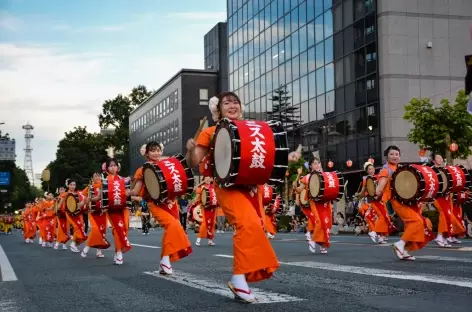 Festival Sansa Odori Matsuri à Morioka - Japon
