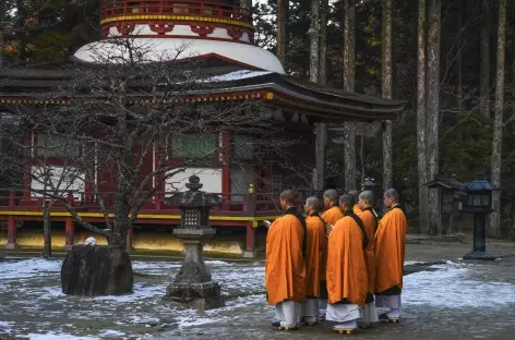 Moines à Koyasan_Japon