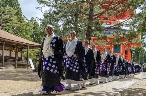 Moines à Koyasan_Japon