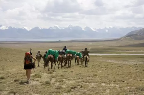 Arrivée au Lac Song Kul - Kirghizie