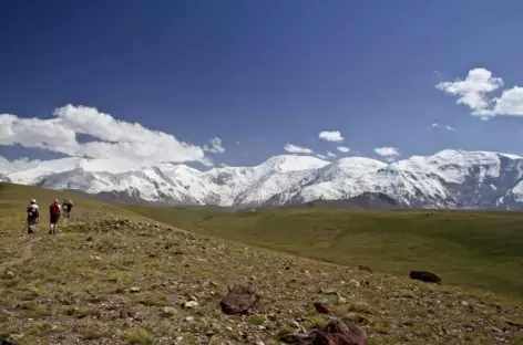 Descente vers Kachkasou - Kirghizie
