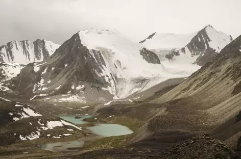 Vue du col Sary Mogol - Kirghizie