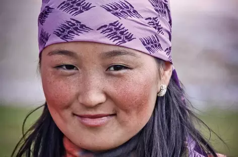 Jeune nomade du Pamir - Kirghizie