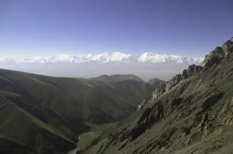 Montée au col Chorkou à 3970 m - Kirghizie