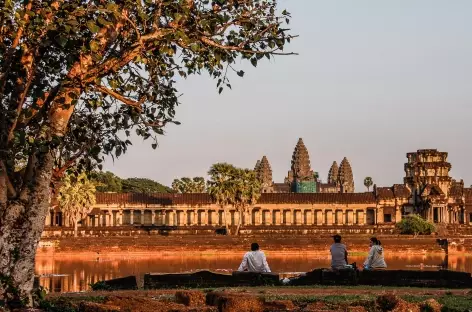 Coucher du soleil sur Angkor Vat - Cambodge