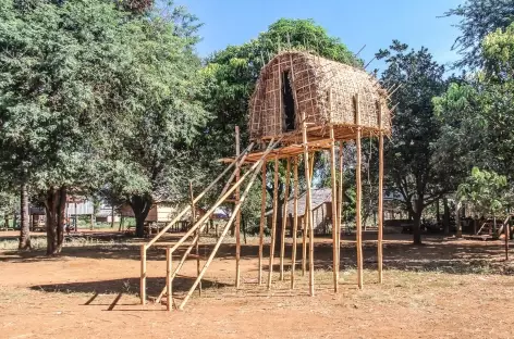 Une maison de célibataires dans les Ratanakiri  - Cambodge