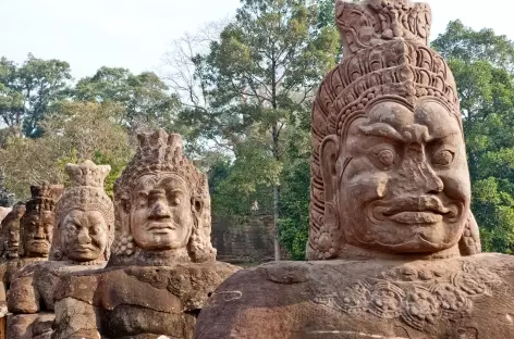 Sculptures à Angkor - Cambodge