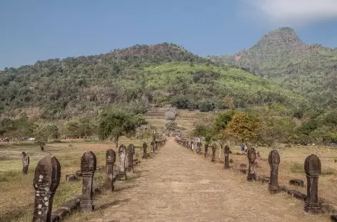 Arrivée sur le site angkorien de Vat Phu - Laos