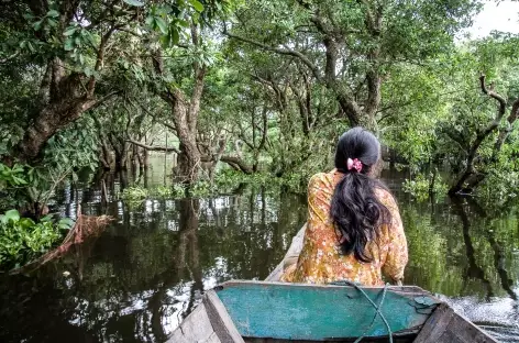 Balade en barque sur le lac Tonle Sap - Cambodge - 