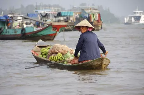 Marché flottant Delta Mekong - Vietnam