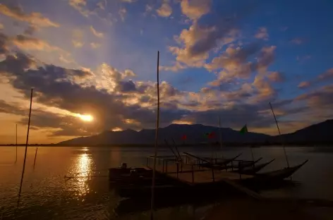 Coucher de soleil depuis votre hébergement - Laos - 