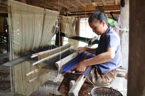 Tissage dans le village de Ban Sopchème - Laos